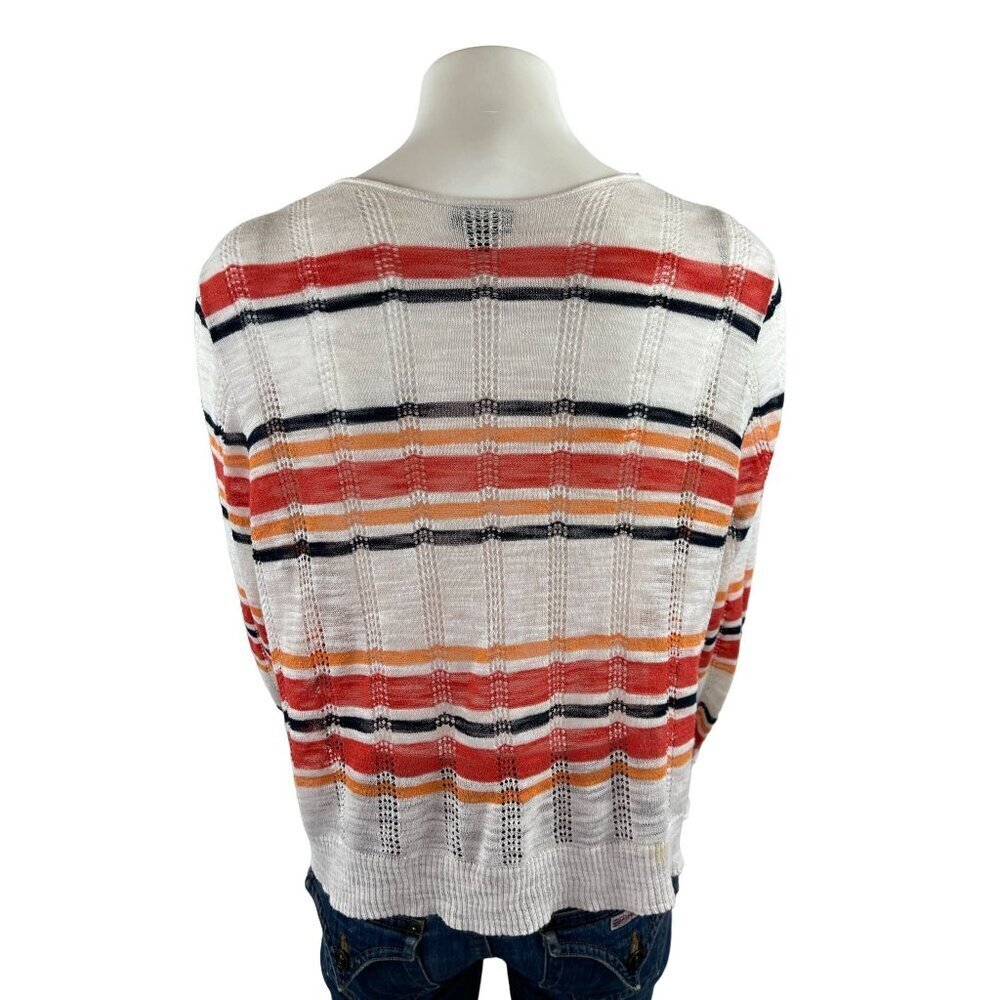 Torrid Striped Cardigan Sweater 1 1X Lightweight Long Sleeve - Picture 3 of 8